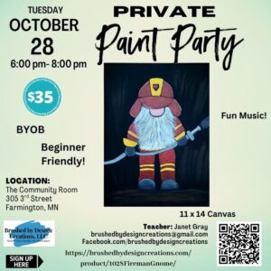 10.28.25 Private Paint Party, at 6:00 PM