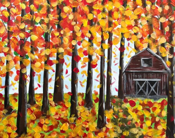 10.02.25 Fall Barn in the Woods Paint Party, Hastings Community Education, Red Wing, 6 PM - Image 2
