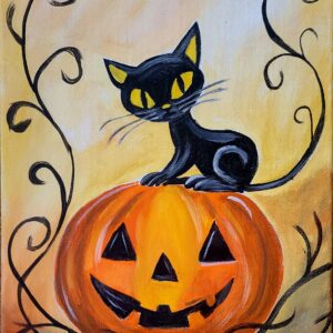 Pumpkin Kitty Art Kit Special Order