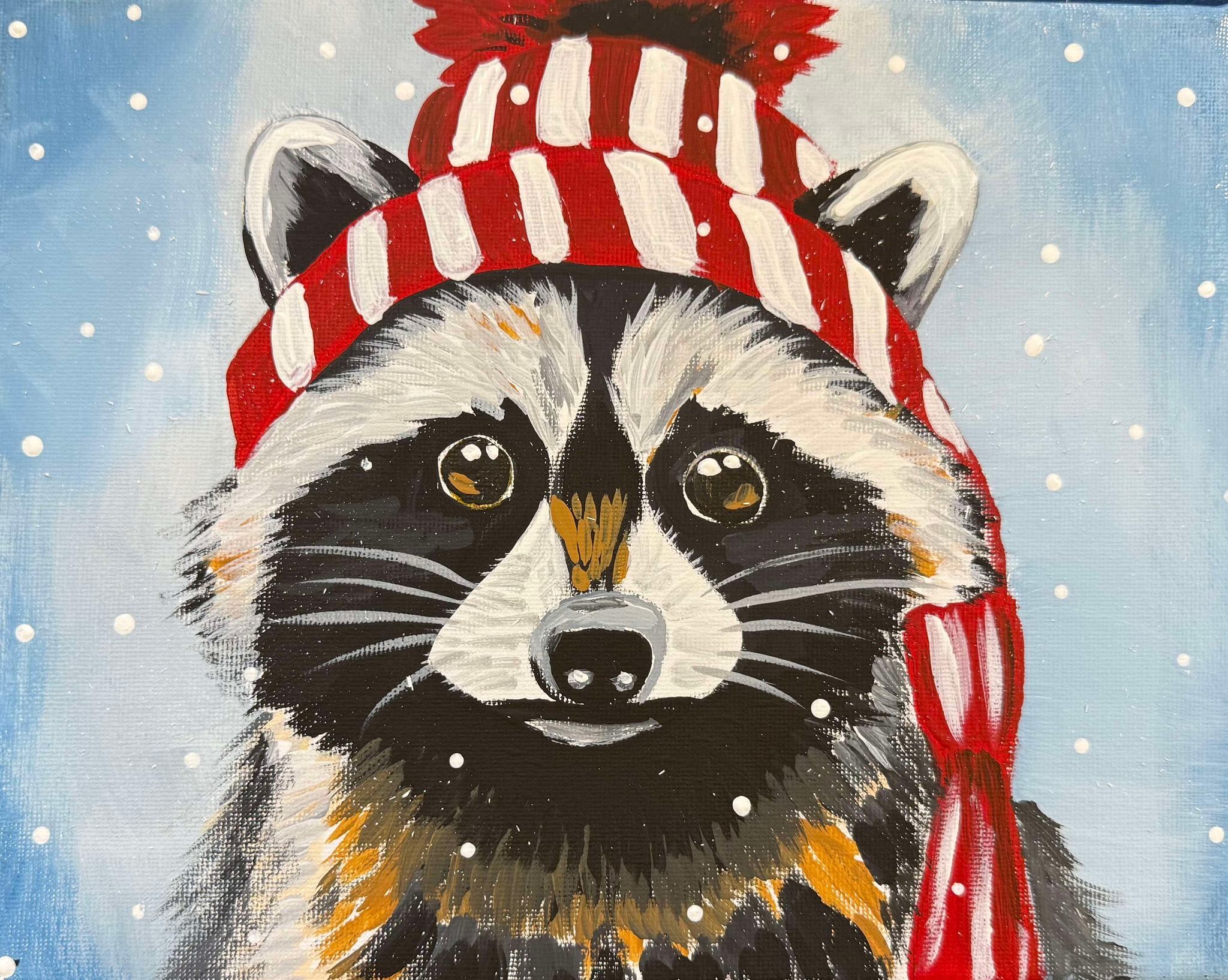 02.06.26 Winter Raccoon**Private Paint Party