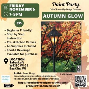 11.06.26 Paint Party, Sabes Loft, Bay City, WI at 7 PM